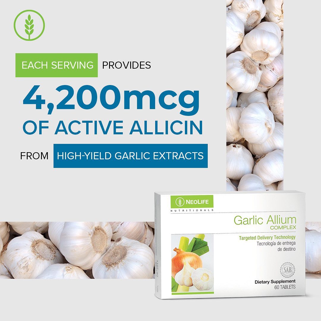 NeoLife Garlic Allium Complex - 60 Tablets