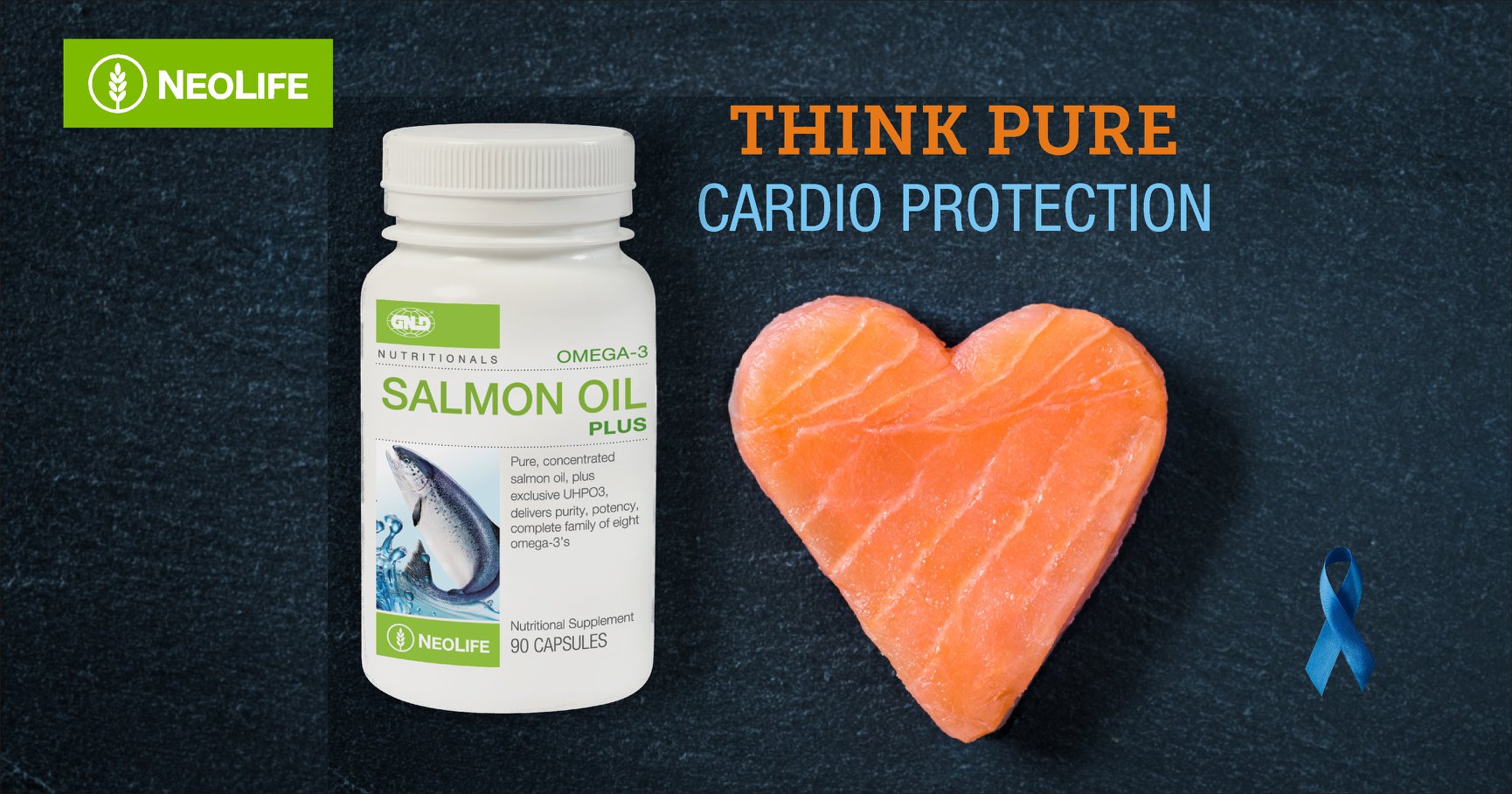 NeoLife Omega-3 Salmon Oil Plus - 90