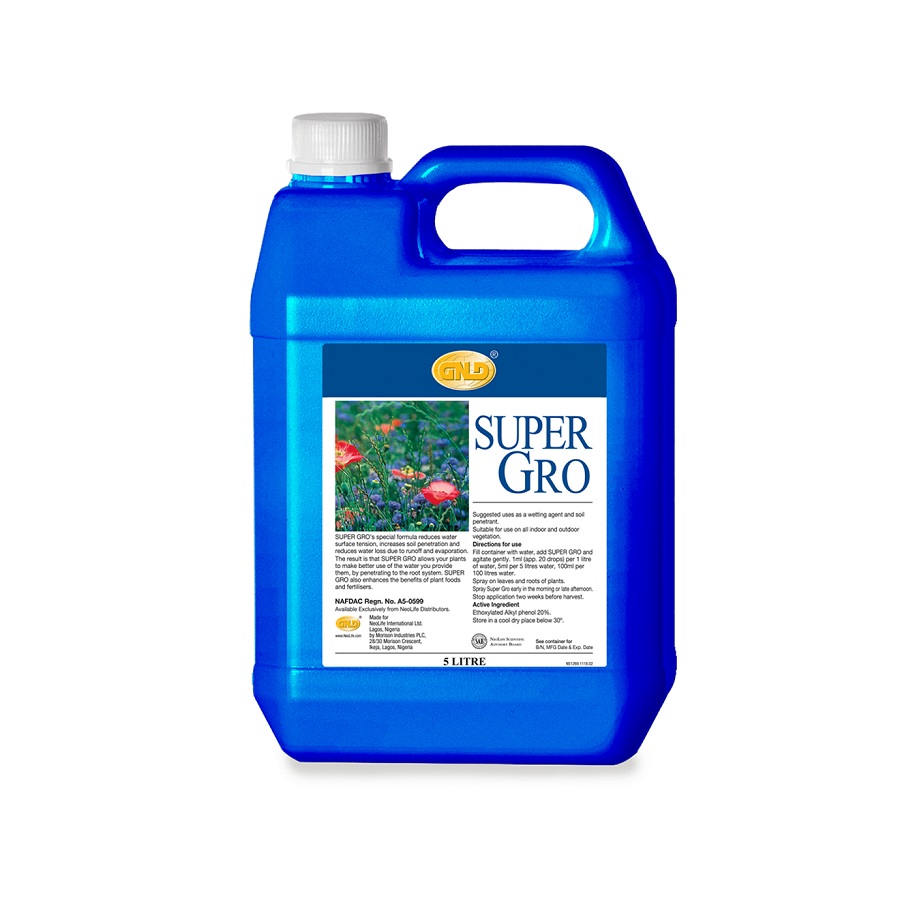 NeoLife Super Gro Organic Liquid Fertilizer 5 litre