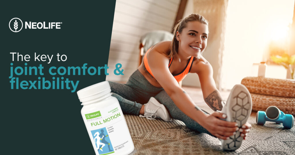 NeoLife Full Motion - 90 Tablets
The key to Joint Comfort &
Flexibility